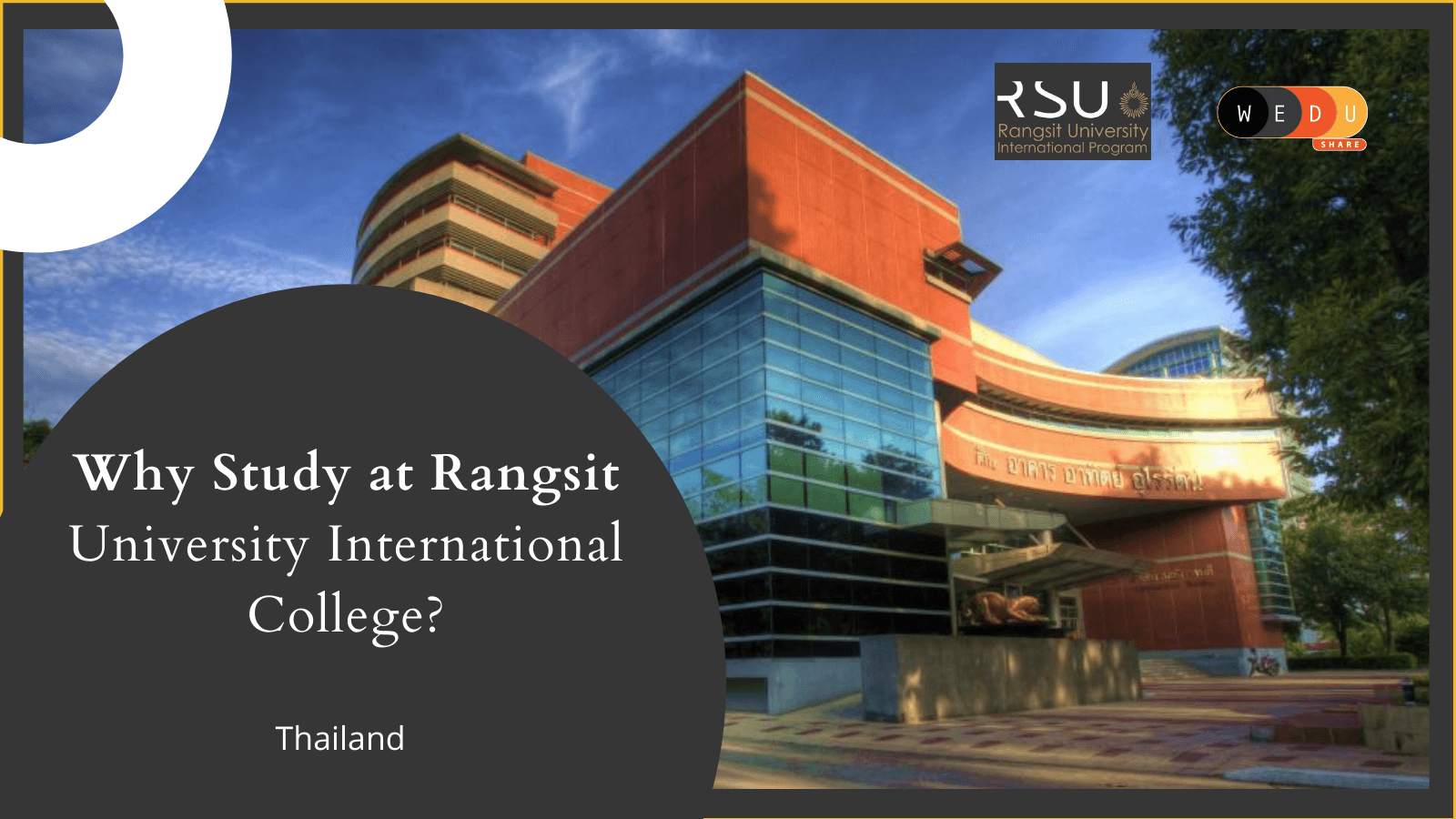 "Is Rangsit University In Bangkok"